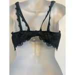 Pink Coconut Boutique Victoria's Secret PINK Date Pushup Bra Size 34DD Green Plaid Floral Lace Photo 3