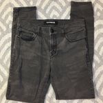 EXPRESS  Gray Camo Stretch Skinny Jeggings, 2 Regular Photo 3