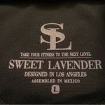 Black & Neon Yellow Sleeveless Crop Top Mock Neck Large Photo 2