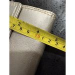 Coach Wallet Bifold and Checkbook Metallic Tone Leather Flap Cover Twist Lock Photo 8