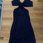 Walter Baker  Blue Cut Out MIDI Dress Size XL Photo 2
