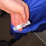 Lucy in the Sky  Blue Plunge Wrap Mini Dress  Photo 4