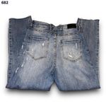 Streetwear Society 682  Skinny Jeans Size 7 Stretchy Destroyed High Rise Mom Photo 1