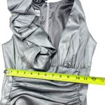 Jessica McClintock Ruched Stretched Taffeta Dress Photo 6