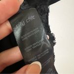 City Chic black 3D garden floral mesh cropped short sleeve blouse NEW XS/14 Photo 8