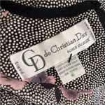 Christian Dior NWOT vintage  Dior silk floral polka dot dress Photo 9