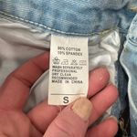 Lighwash Denim Cutoff Jean Shorts Blue Photo 9