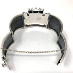 Sterling Silver TAXCO Aztec cuff bracelet, 62g Photo 6