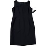 Kasper Women's Sleeveless Black Sheath Dress Business Professional Size 12 NWT Photo 2