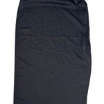 H:ours Revolve Sonnie Cutout Midi Asymmetrical Black Satin Slip Skirt S Photo 0