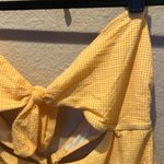 No Boundaries New  Juniors' Gingham Tie One Piece Swimsuit 1X XL Photo 4