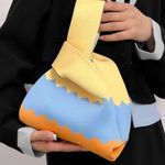 Mini Colorblock Knit Bag Photo 4