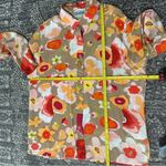 Diane Von Furstenberg  Vintage Women’s Size L Retro Floral Silk Button Down Shirt Photo 5