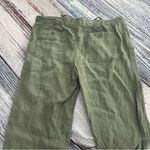 Michael Stars  100% Linen Olive Green 2 Piece Pants and Jacket Photo 5