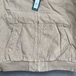 Alpine Design Corduroy Quilted Full Zip Hoodie Medium Khaki NEW Hiking Casual Photo 6