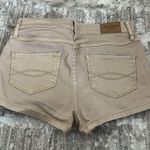 Abercrombie & Fitch  | Tan Metallic Gold Shimmer Short Shorts Size 00 Photo 2