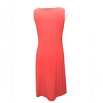 Cut•Loose Coral Hanky Linen Blend Patch Sleeveless V Photo 3