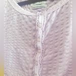 Urban Outfitters Devon Button Front Boxy Purple Cropped Baby Tee Size Small Photo 4