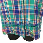 Napa Valley vintage plaid embroidered blouse Green Size M Photo 1