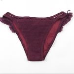 SUBOO Castaway Crochet Bottom in Burgundy nwot Size L Photo 3