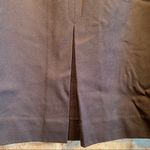 L.A.M.B. 100% wool high waisted skirt sz 2 navy Photo 2