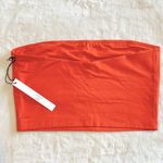 Susana Monaco NWT Essential Crop Tube Top in Sunset - Large Photo 2