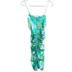 Ganni NWOT  Organic Silk Satin Ruched Mini Dress Photo 6