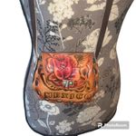 Leather Hand Crafted Mexico Tiny Purse Photo 1