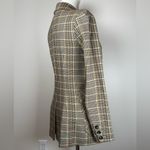 CAbi Pastime Blazer Jacket Multicolor Plaid Stretchy Rayon Blend Women's Size 0 Photo 4