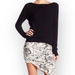 Pam & Gela new ✲ Asymmetric Drape Print Mini Skirt ✲ Hazy Stone Print ✲ Small Photo 12