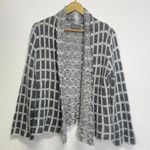 Wooden Ships  Gray Mohair Wool Blend Open Front Cardigan Sweater Photo 0