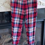 Belk Plaid Pajama Pants Joggers Red Navy Blue New Directions  Medium Womens Comfy Photo 1