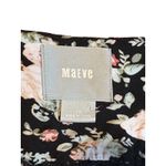 Anthropologie Maeve Celyn Floral Lace Trim Peasant Top Women Size 10 Black White Photo 10