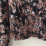 Free People  Santiago Top Floral Cropped puff long sleeve buttons smocked ruched Photo 4