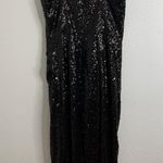 City Chic  Black Star Desire Sequin Maxi Dress Size 16 Photo 5