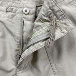 Patagonia Womens 8 Tan Hiking Capri Cropped Pants Condition Issues Drawstring Photo 1