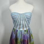 Aidan Mattox Mini Dress Women 0 Corset Silk Floral Fit&Flare Cocktail Fairy Y2K Photo 1