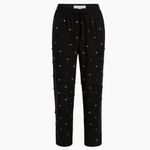 Hill House NEW NWT  Jammie Jewel Pant In Black Multi Photo 1