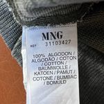 Mango Gray Denim Utility Jean Jacket Snap and Zip Front Women Medium Streetwear‎ Photo 8