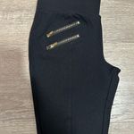 Ci Sono Black pants with Gold Zipper Details Photo 3
