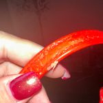 Tory Burch  Red and Black Patterned Tote Photo 3