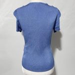 Madewell New Micro Rib Fitted Sweater Short Sleeve Tee NQ337 Celeste Blue XS Photo 11