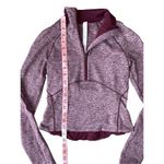 Lululemon Always Alert 1/2 Zip in Heathered Garnet Photo 12