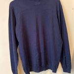 ZARA Crewneck Navy Blue  Sweater Photo 4