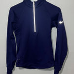 Nike  Women's Dark Purple Hoodie with Reflective Zip Photo 0