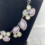 COLORS Lavender Rhinestone Statement Necklace Purple Photo 1