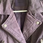 BLANK NYC  purple 100% leather jacket Photo 6