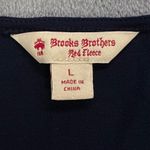 Brooks Brothers Red Fleece Navy Blue Scoop Neck T Shirt Women's L Rayon Blend Size L Photo 3