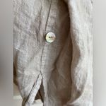 Flax  Long Sleeve Button Down Size Large 100% Linen Photo 4