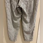 Old Navy Size Small Striped Linen Blend Pants with Pockets Photo 7